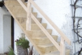 Eichen Treppe Aussenbereich
